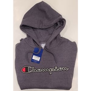 Champion Powerblend Hoodie Satin Stitch 